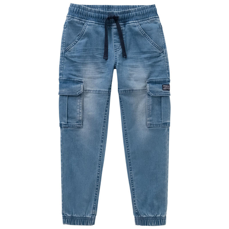 Jungen Cargo-Jeans mit Elastikbund