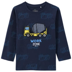 Jungen Langarmshirt mit Stickerei