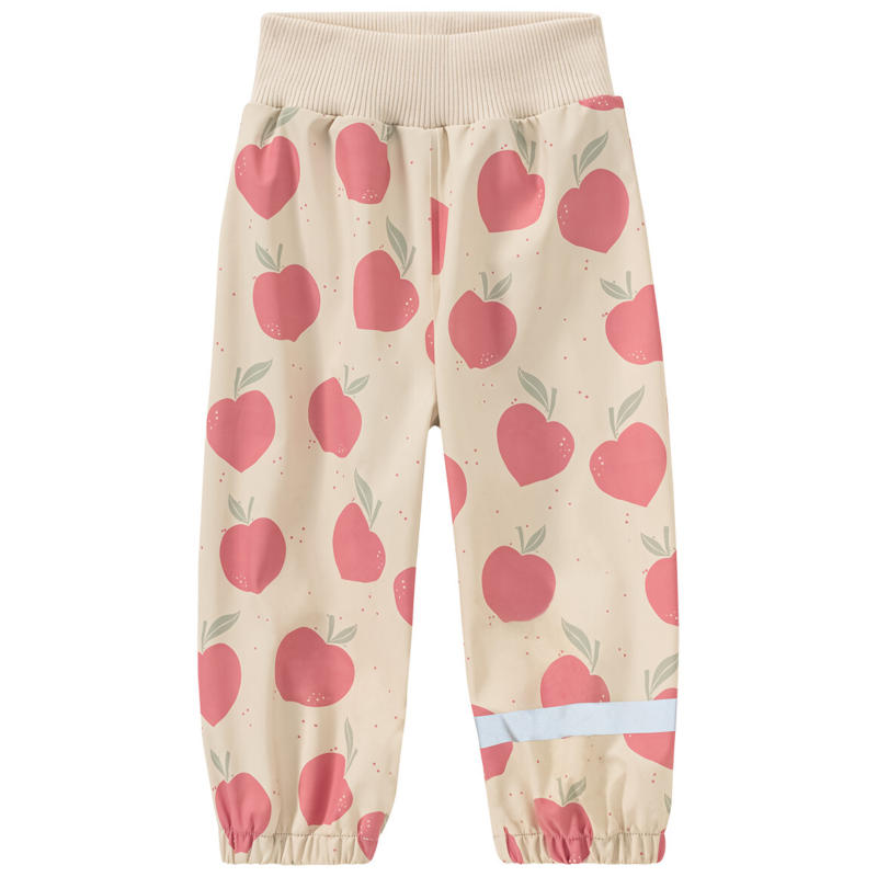 Baby Regenhose mit Apfel-Print