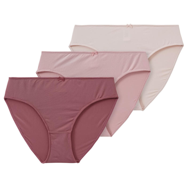 3 Damen Slips aus Mikrofaser