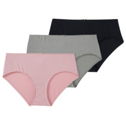 3 Damen Pantys mit Zierschleife