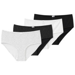 4 Damen Pantys mit Bio-Baumwolle