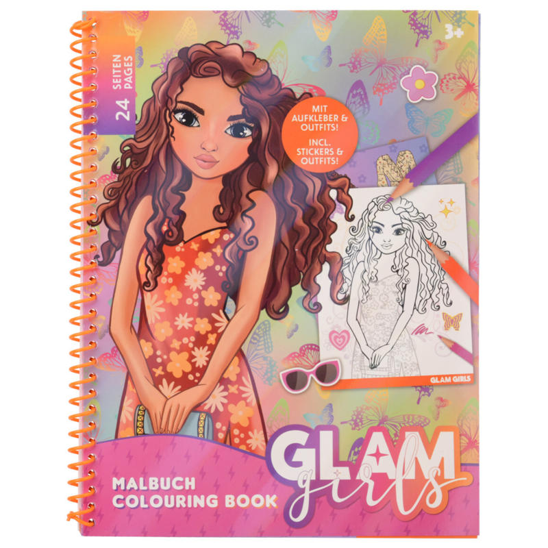 Glam Girls Malbuch