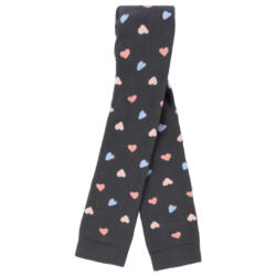 Baby Frottee-Leggings mit Herzchen-Motiven