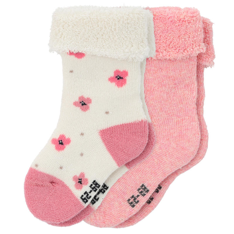 2 Paar Newborn Socken im Doppelpack