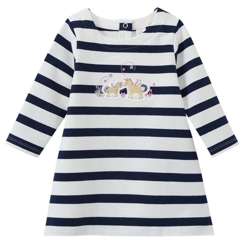 Baby Sweatkleid mit Einhorn-Motiv