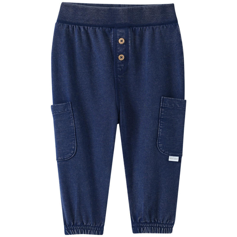 Baby Pull-on-Hose in Denim-Optik