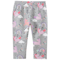 Baby Sweatleggings mit Einhörnern