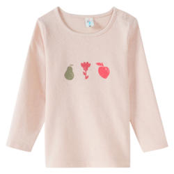 Baby Langarmshirt mit Obst-Print