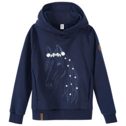 Mädchen Hoodie mit Pferde-Motiv (Nur online)