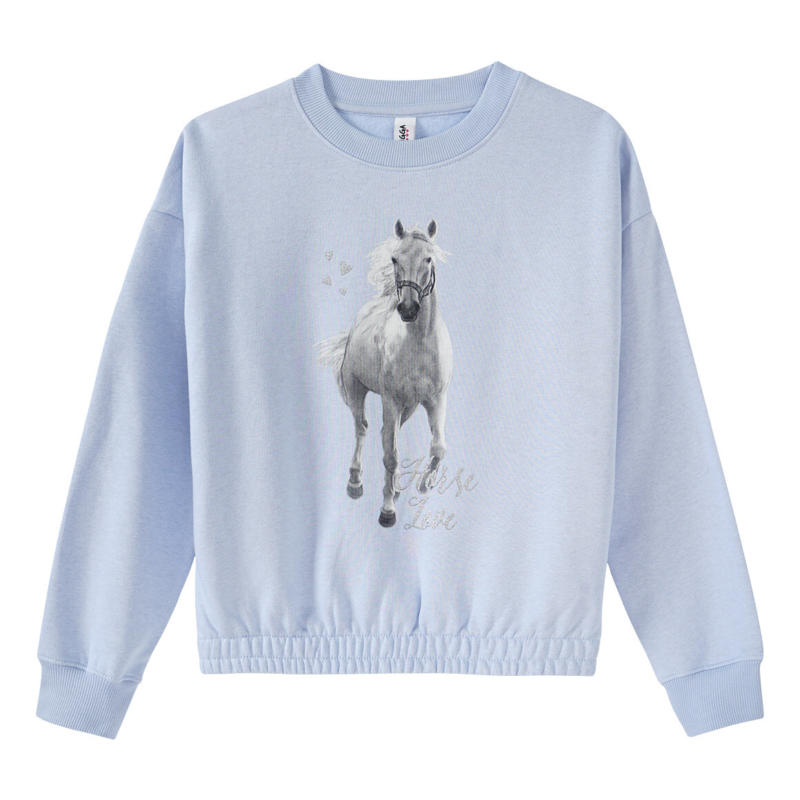 Mädchen Sweatshirt mit Pferde-Motiv (Nur online)