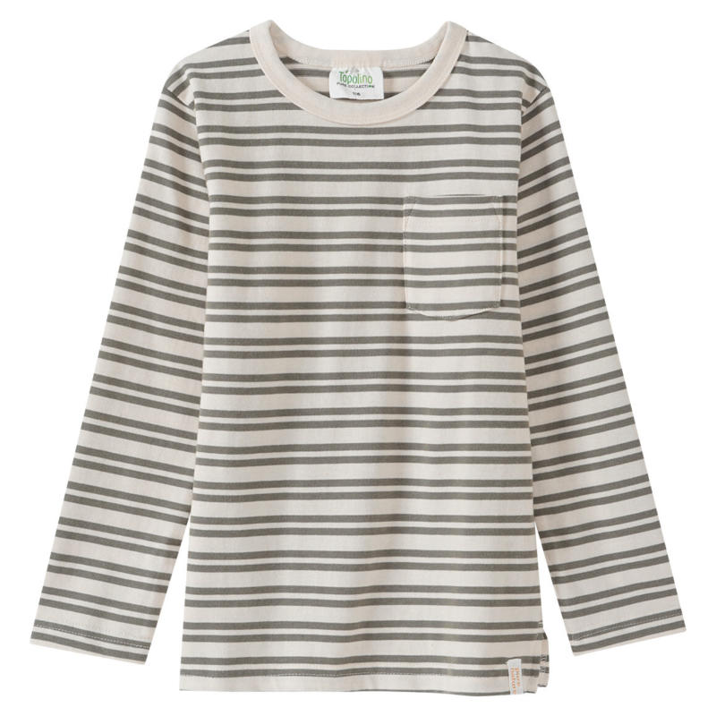 Jungen Langarmshirt mit Streifen (Nur online)