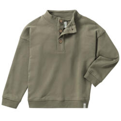 Jungen Sweatshirt mit Knopfleiste (Nur online)