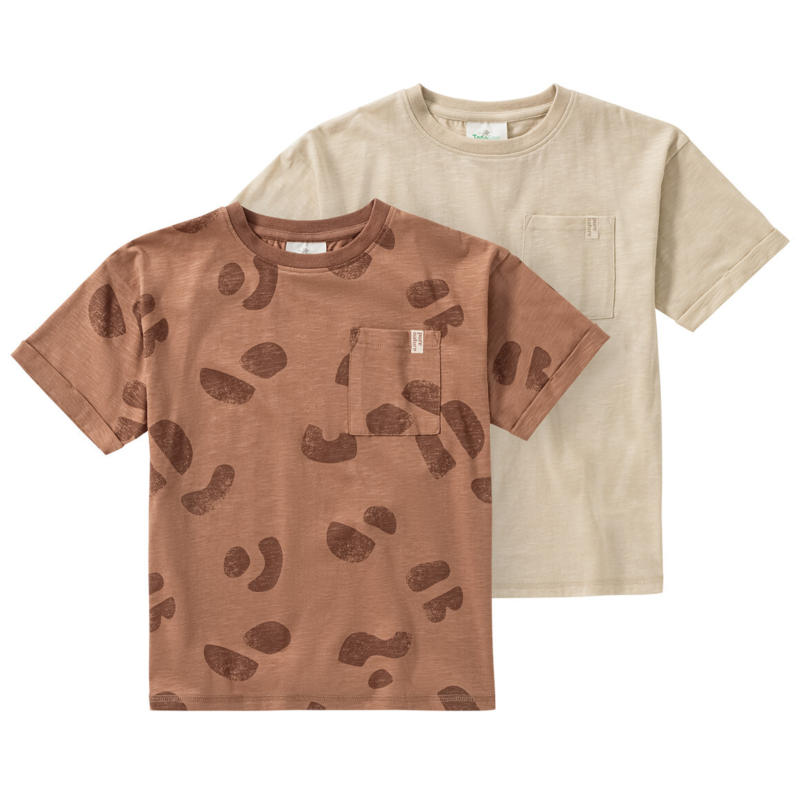 2 Jungen T-Shirts mit Flammgarn (Nur online)