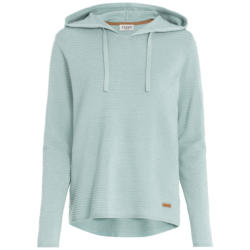 Damen Strickhoodie gerippt