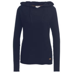 Damen Strickhoodie gerippt