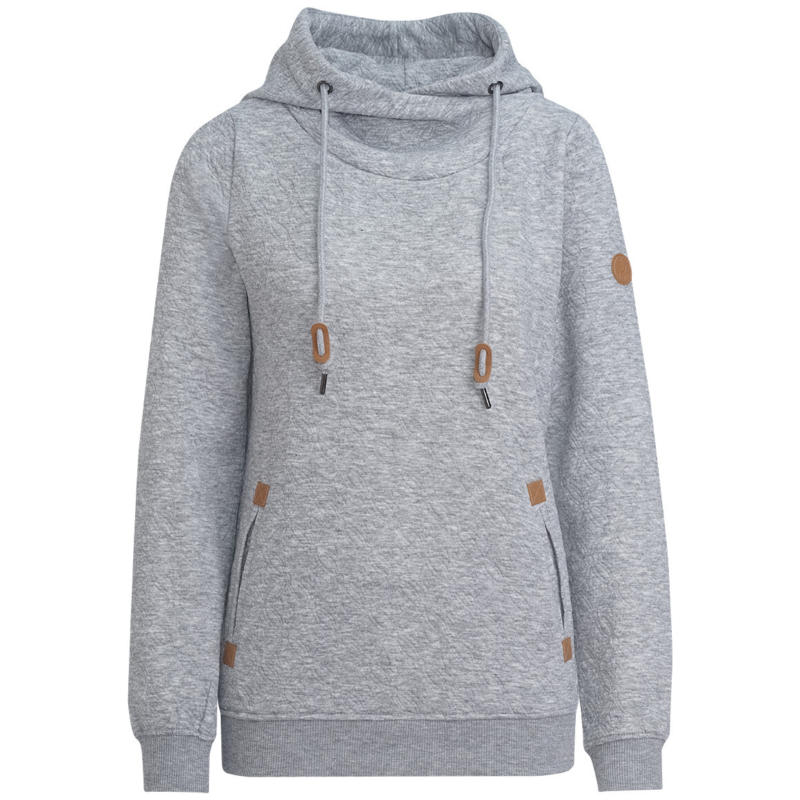 Damen Hoodie mit Strukturmuster