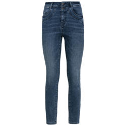 Damen Skinny-Jeans mit Used-Waschung