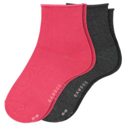 2 Paar Damen Socken mit Viskose