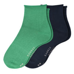 2 Paar Damen Socken mit Viskose