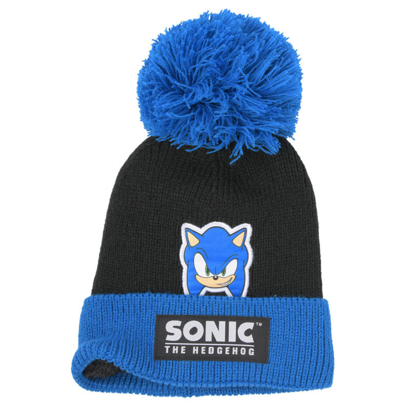 Sonic Mütze mit Bommel