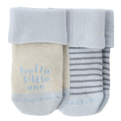 2 Paar Newborn Frotteesocken Born 2025 (Nur online)