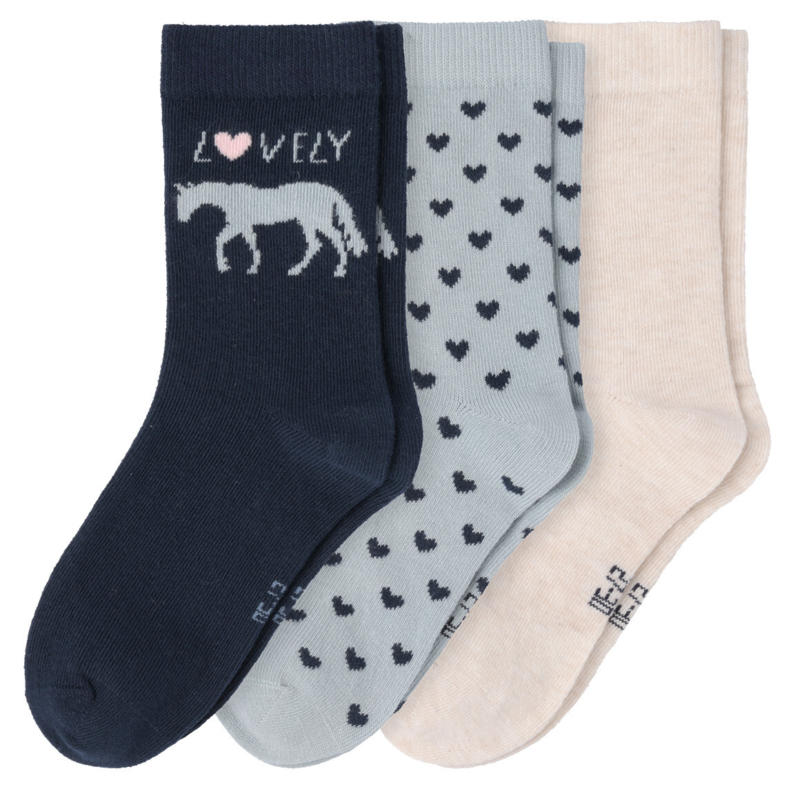 3 Paar Mädchen Socken im Set