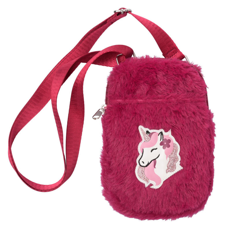 Mädchen Handytasche mit Einhorn-Applikation