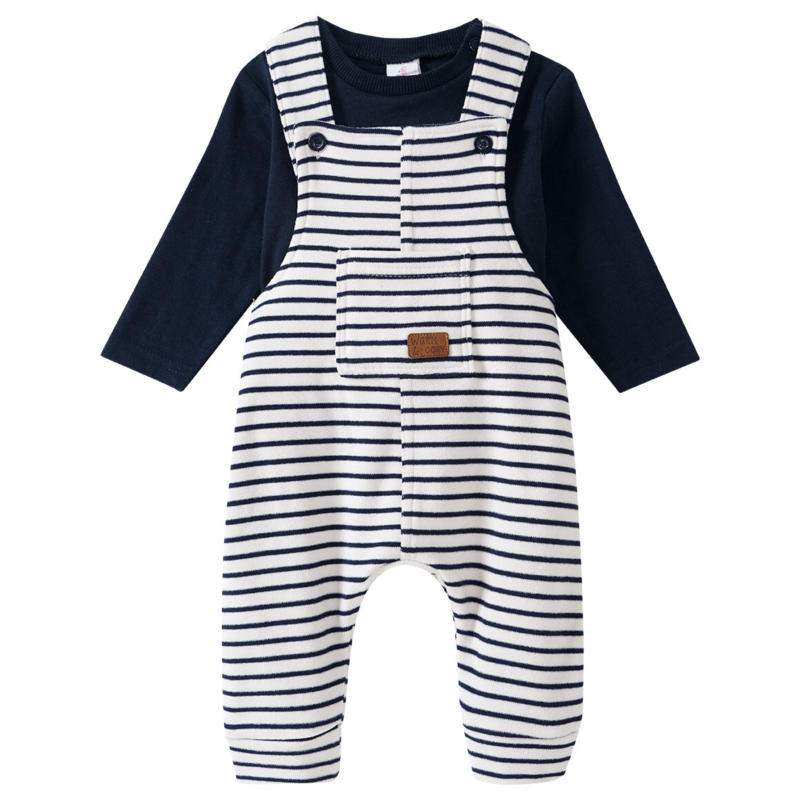 Newborn Latzhose und Langarmshirt im Set