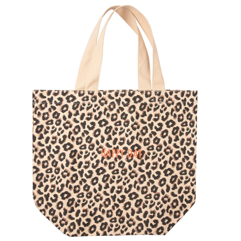 Canvas-Shopper mit Allover-Print