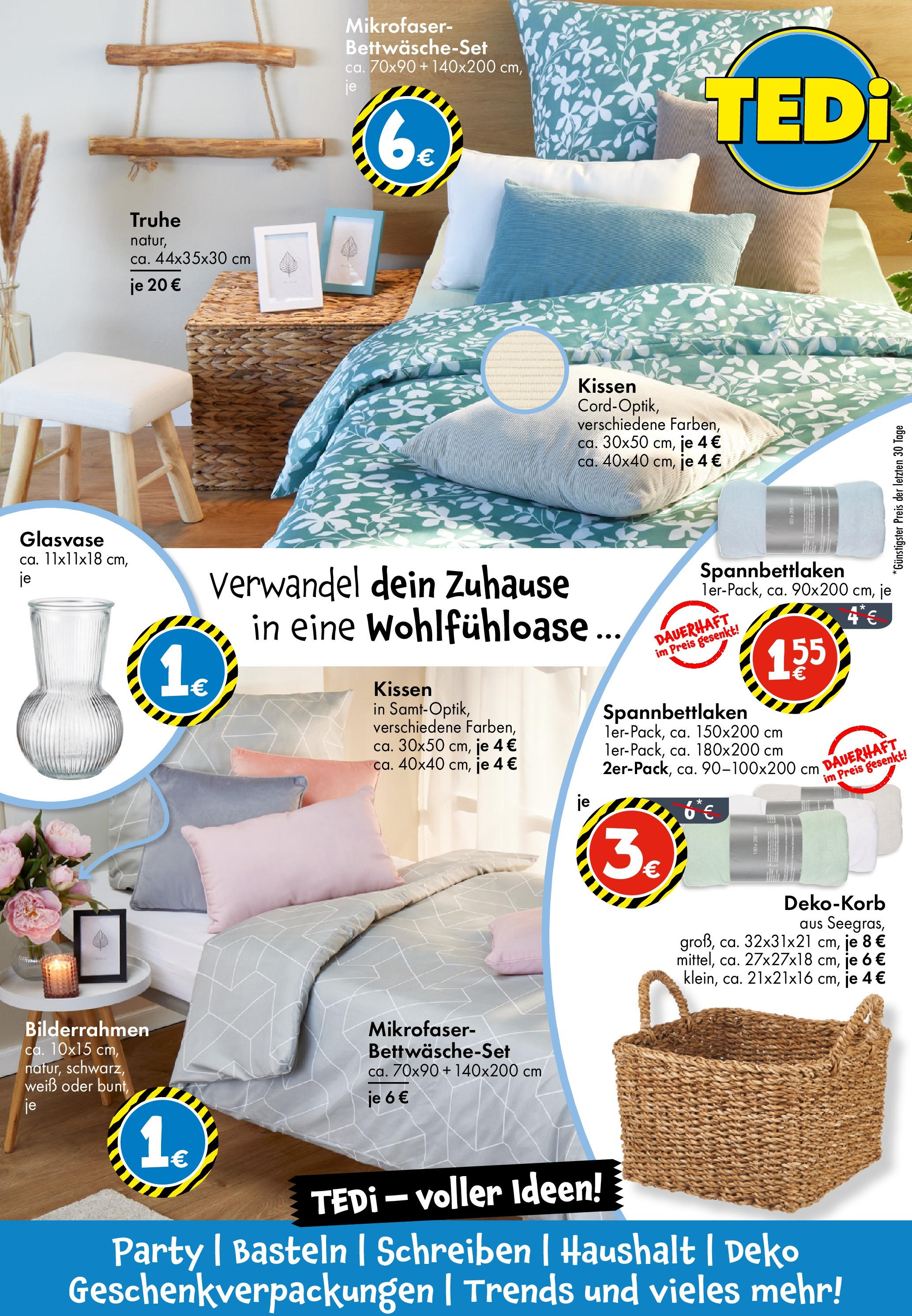 TEDi Flugblatt von 30.01.2025 - Aktuelle Angebote | Seite: 3 | Produkte: Kissen