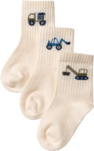 dm-drogerie markt ALANA Socken mit Ripp-Struktur & Fahrzeug-Motiv, weiß, Gr. 27/29 - bis 28.02.2025