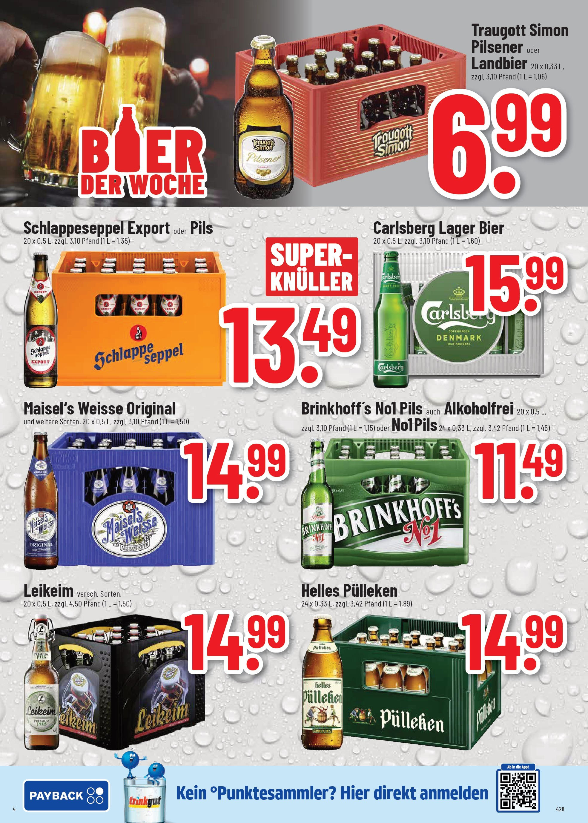 Trinkgut - Frankfurt Am Main, Victor-Slotosch-Straße 14 (ab 03.02.2025) » Angebote online | Seite: 4 | Produkte: Helles pulleken, Carlsberg, Bier, Pils