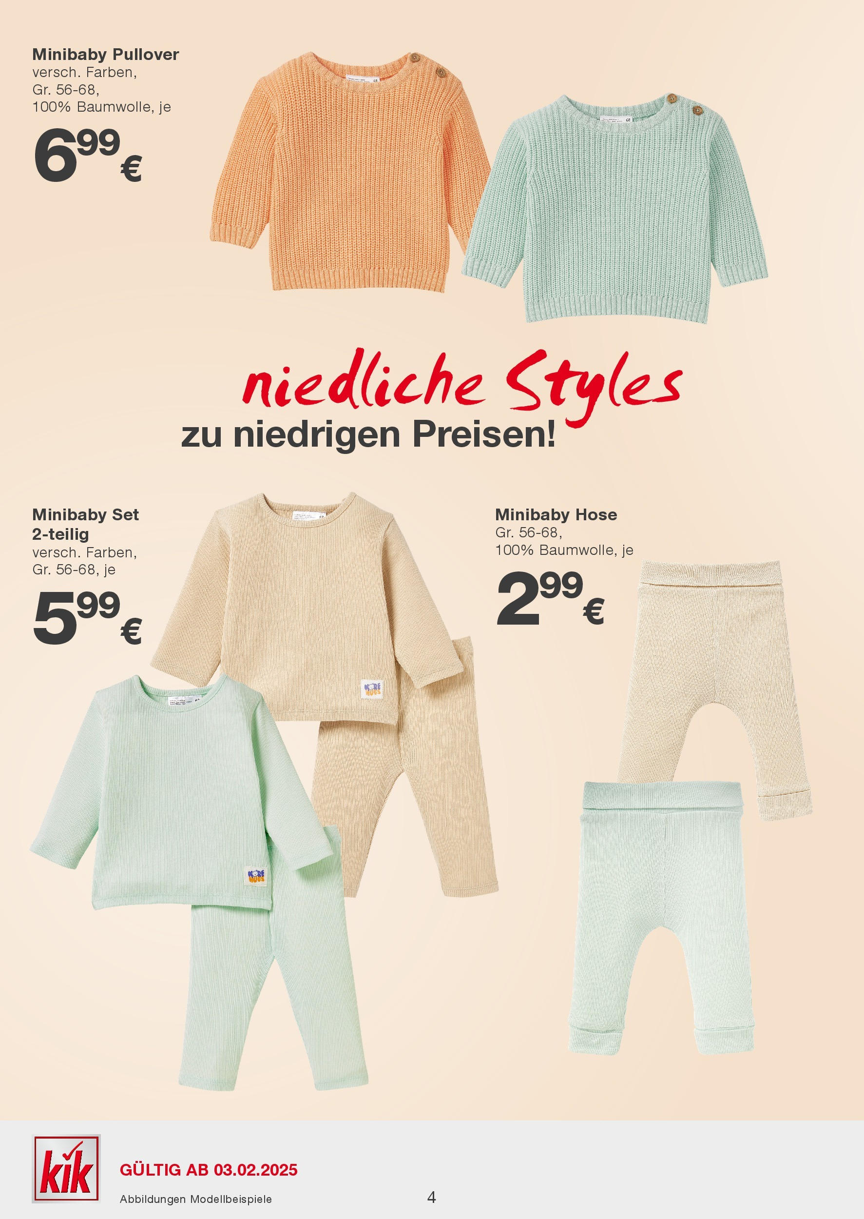 Kik - KiK: Mehr Babyglück als du denkst (ab 30.01.2025) zum Blättern | Seite: 4 | Produkte: Pullover, Hose