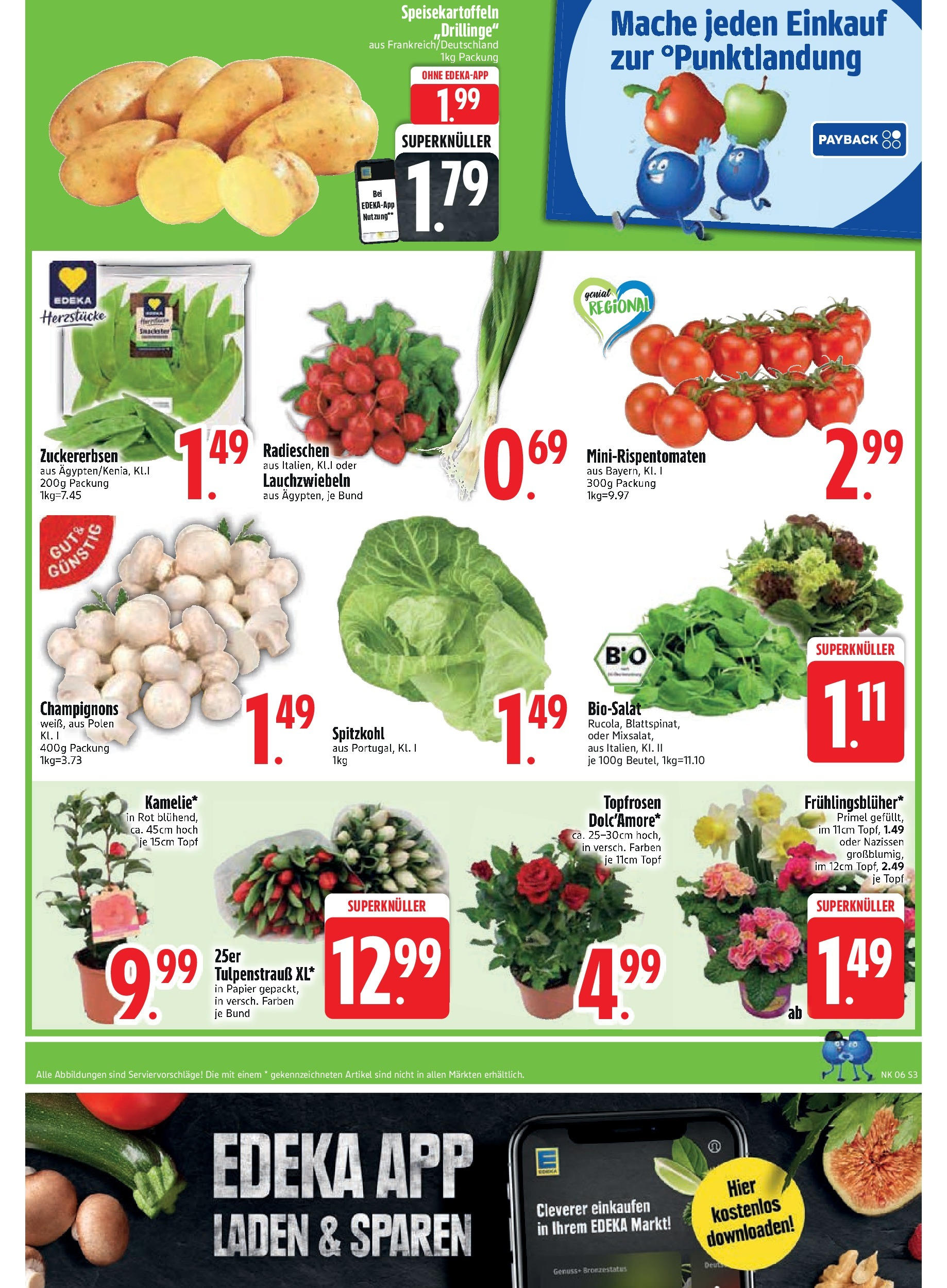 Edeka - EDEKA: Wochenangebote (ab 02.02.2025) » Angebote Online | Seite: 5 | Produkte: Champignons