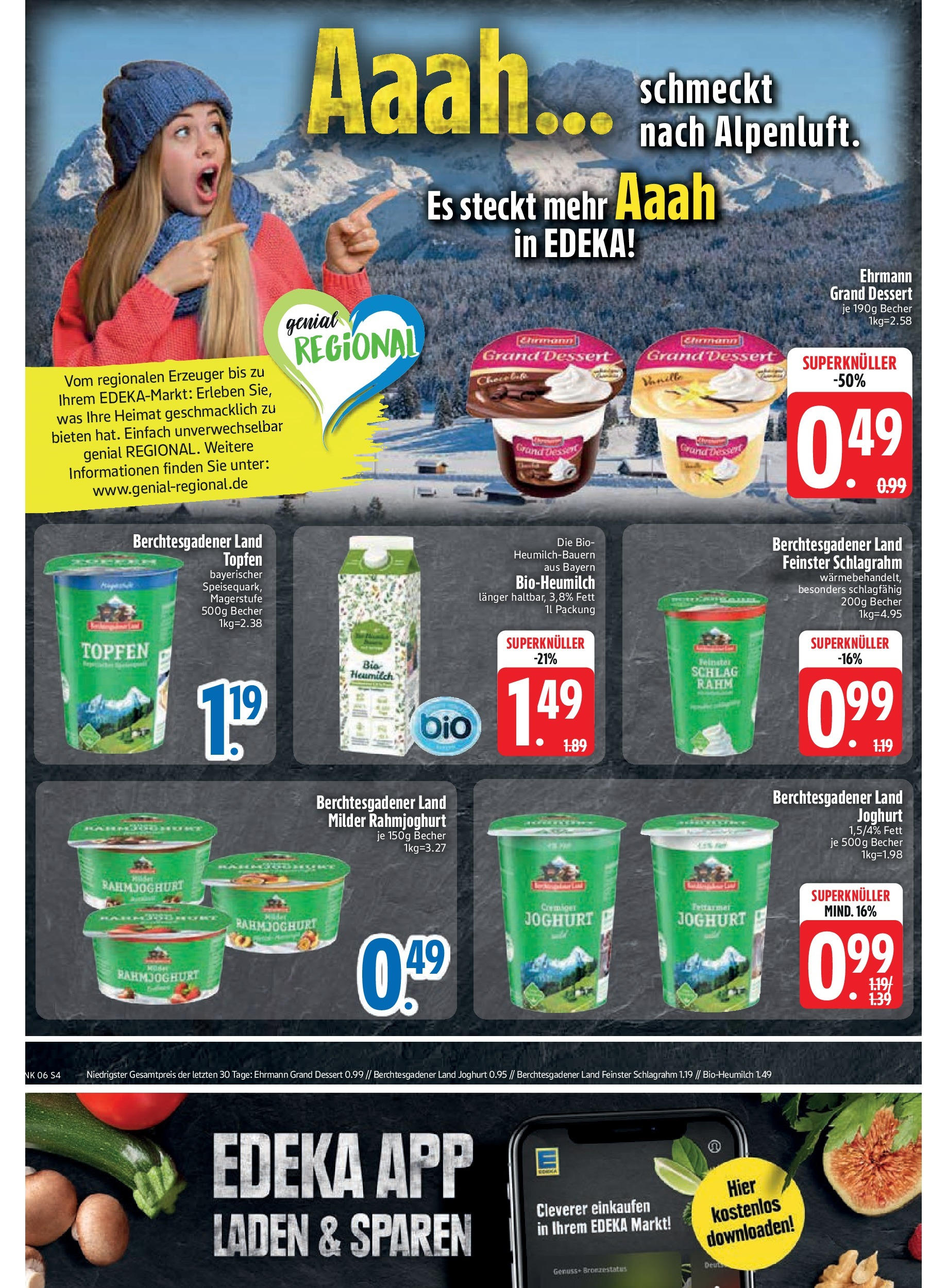 Edeka - EDEKA: Wochenangebote (ab 02.02.2025) » Angebote Online | Seite: 6 | Produkte: Joghurt, Ehrmann grand dessert