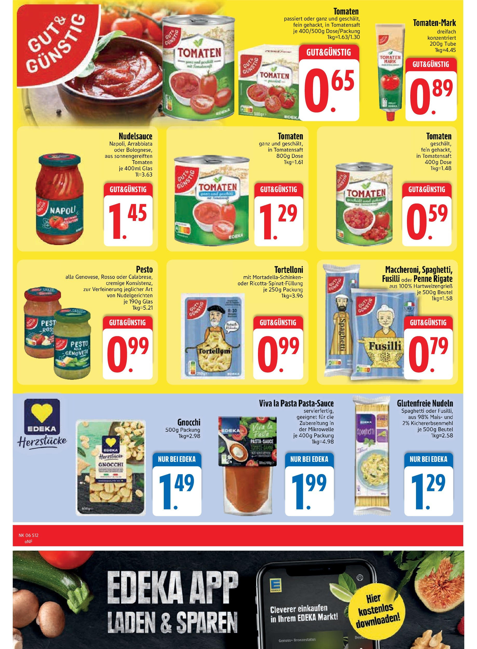 Edeka - EDEKA: Wochenangebote (ab 02.02.2025) » Angebote Online | Seite: 14 | Produkte: Mikrowelle, Tomaten, Pasta, Nudeln