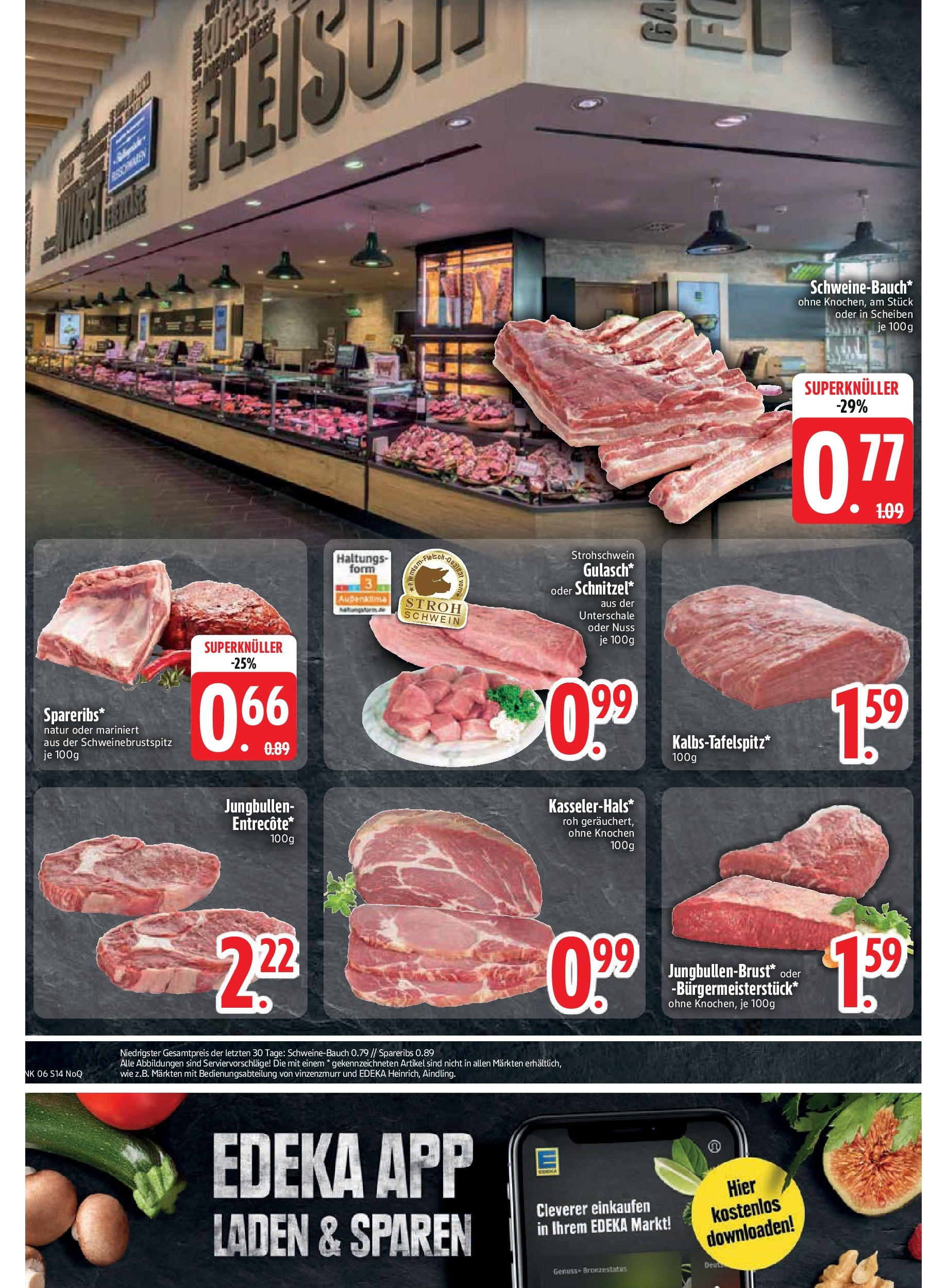 Edeka - Rötz, Gmünder Straße 2 (ab 03.02.2025) » Angebote Online | Seite: 16 | Produkte: Schweinebauch