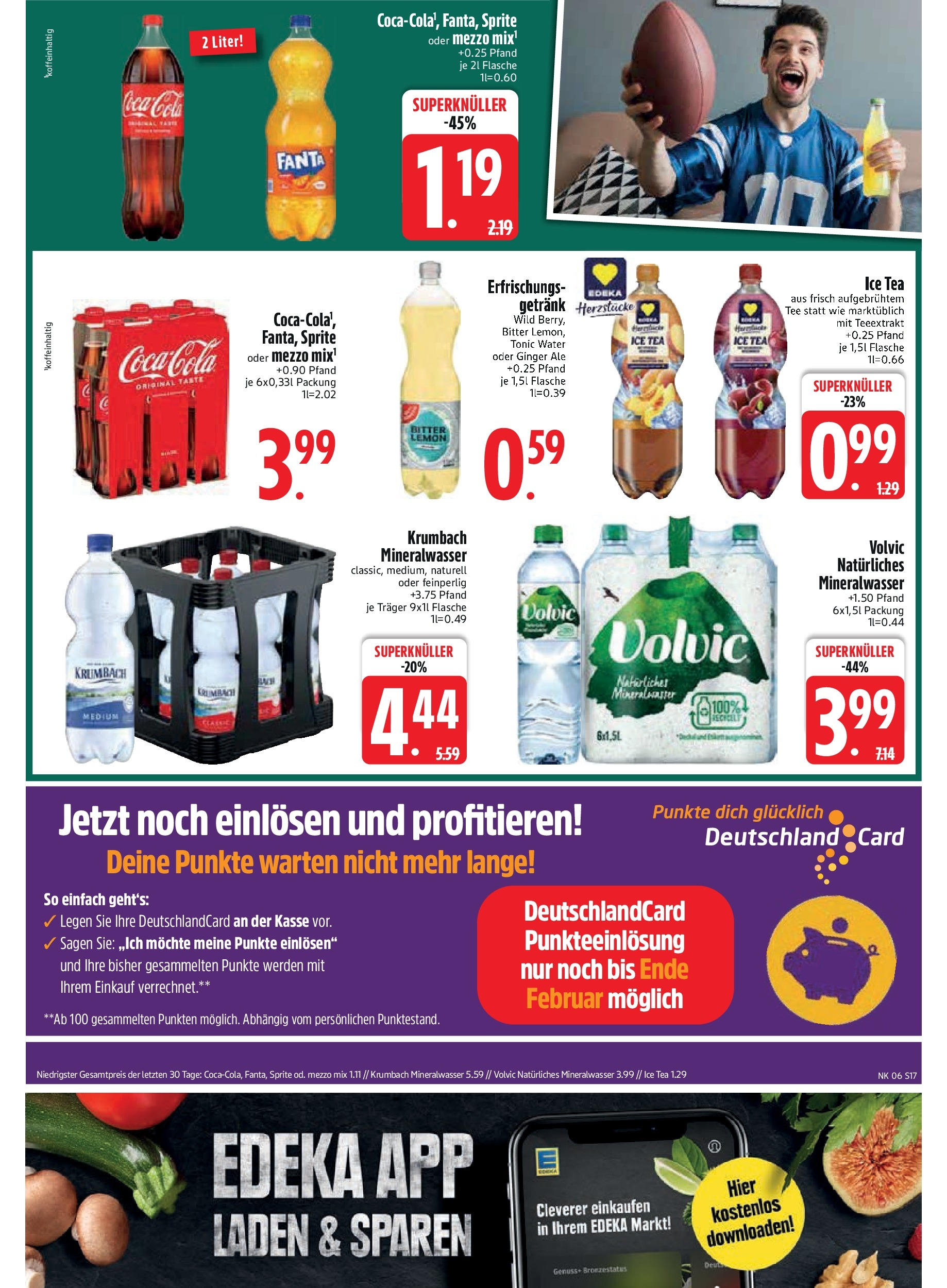 Edeka - EDEKA: Wochenangebote (ab 02.02.2025) » Angebote Online | Seite: 19 | Produkte: Mezzo mix, Coca cola, Sprite, Tee