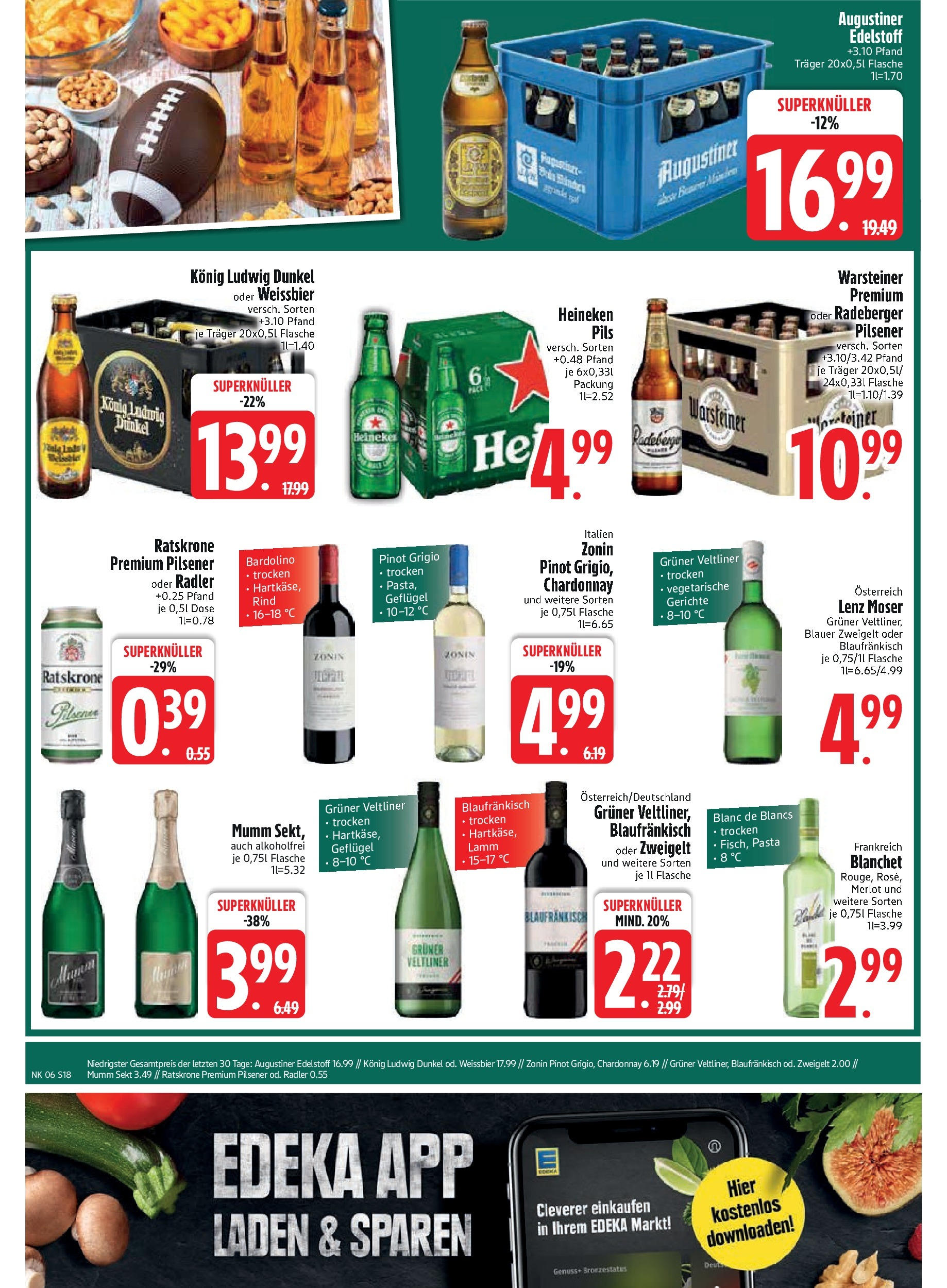 Edeka - EDEKA: Wochenangebote (ab 02.02.2025) » Angebote Online | Seite: 20 | Produkte: Mumm sekt, Sekt, Merlot, Radler