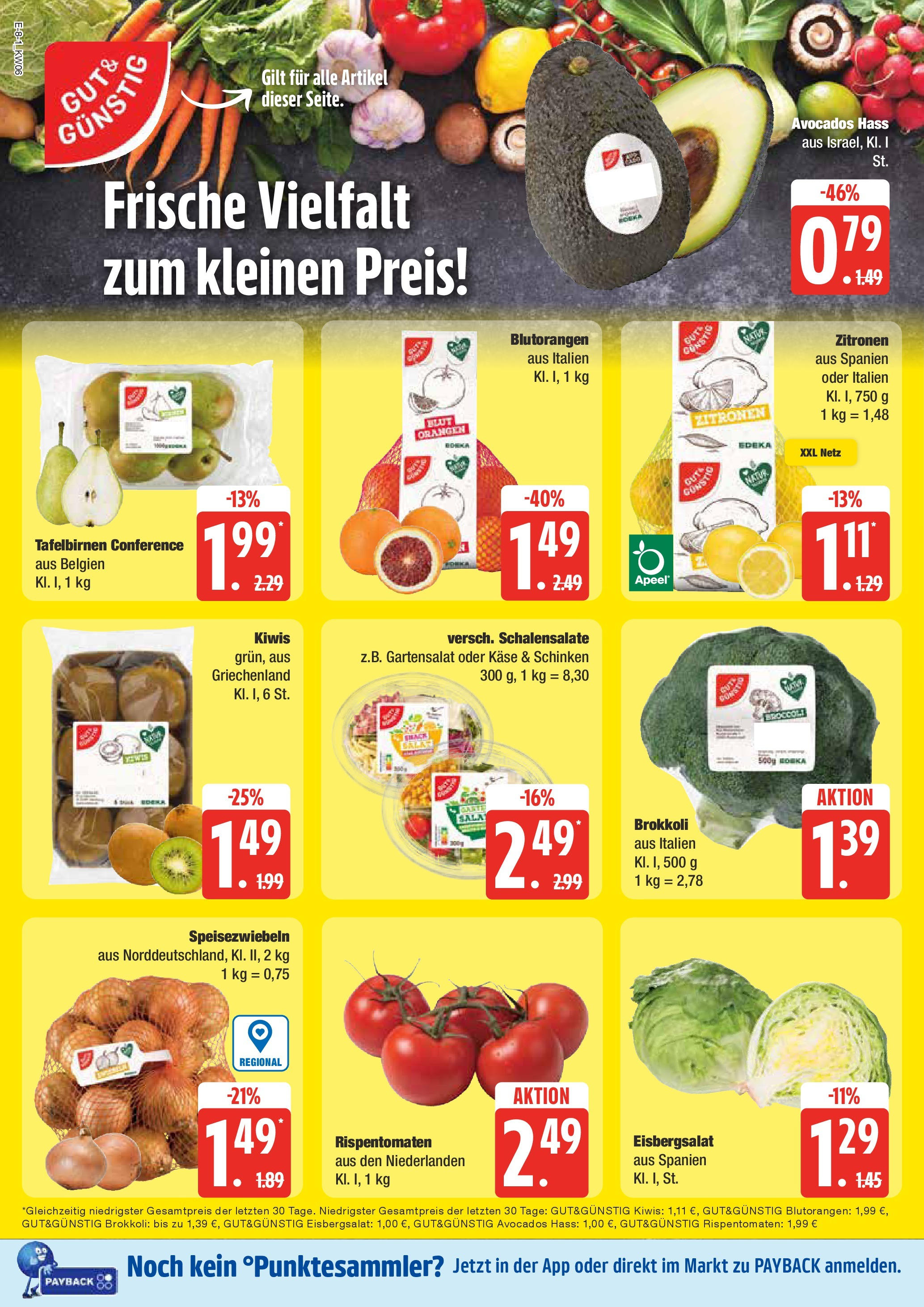 Marktkauf - Grevesmühlen, Klützer Straße 57 (ab 03.02.2025) » Angebote online | Seite: 8 | Produkte: Orangen, Eisbergsalat, Schinken, Zitronen