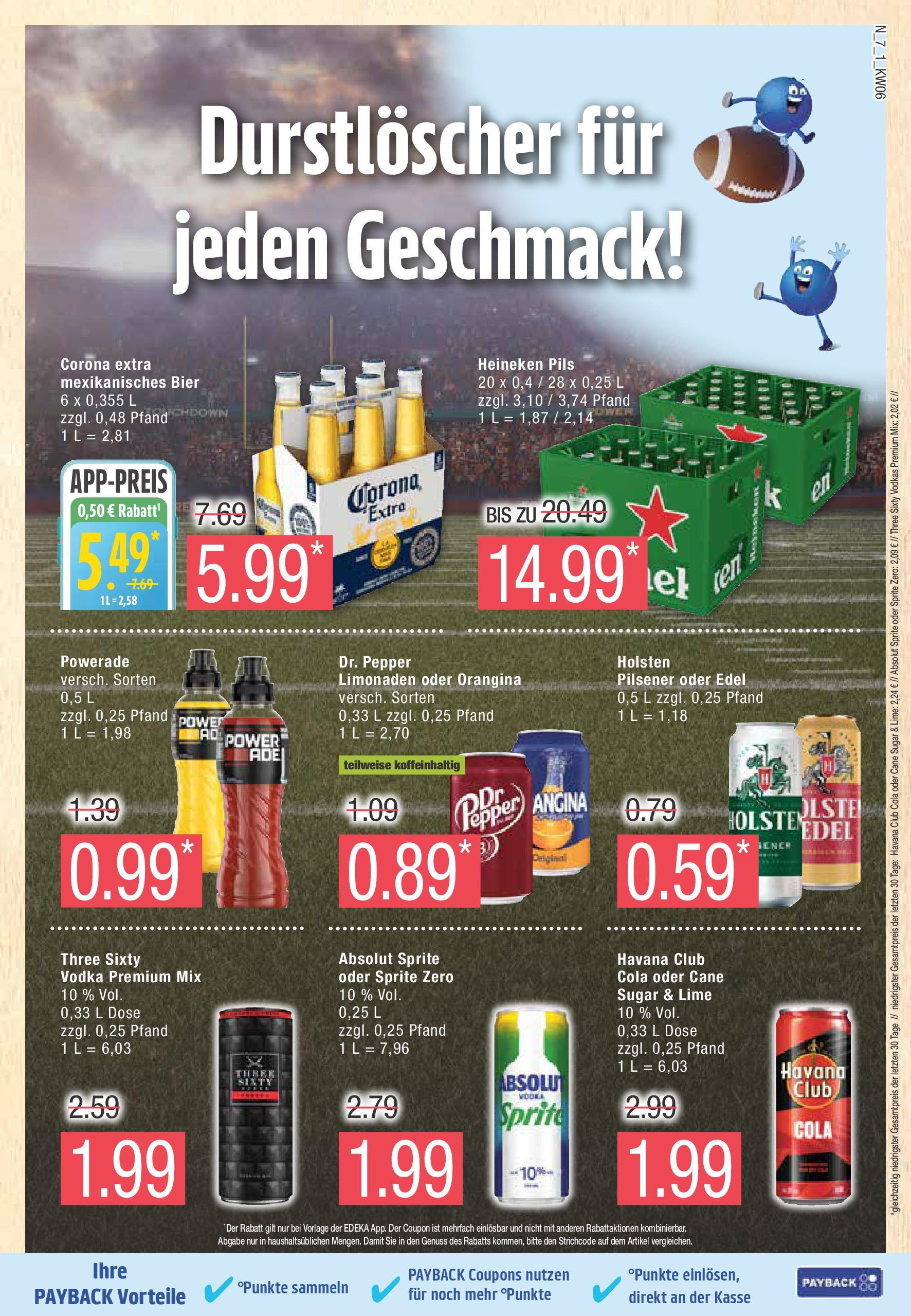 Marktkauf - Cuxhaven, Abschnede 2 (ab 03.02.2025) » Angebote online | Seite: 7 | Produkte: Havana club, Bier, Holsten, Powerade