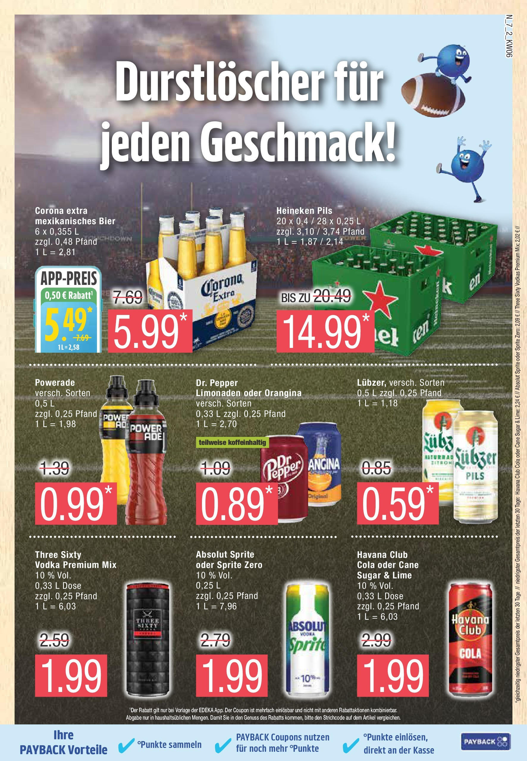 Marktkauf - Marktkauf: Wochenangebote (ab 02.02.2025) » Angebote online | Seite: 7 | Produkte: Havana club, Durstloscher, Sprite, Heineken