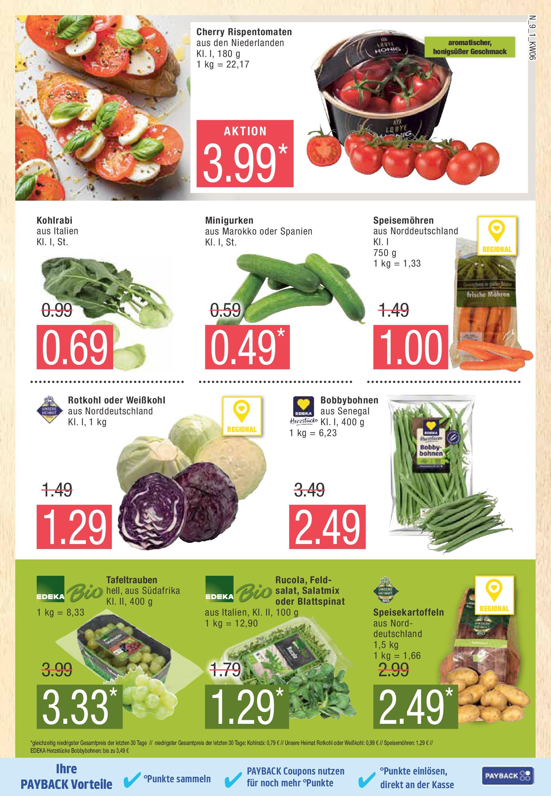 Marktkauf - Marktkauf: Wochenangebote (ab 02.02.2025) » Angebote online | Seite: 9 | Produkte: Rotkohl, Kohlrabi, Mohren