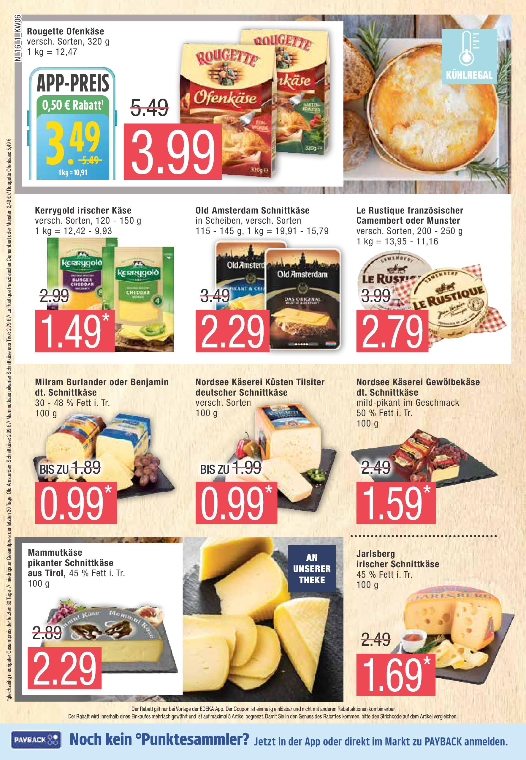 Marktkauf - Marktkauf: Wochenangebote (ab 02.02.2025) » Angebote online | Seite: 16 | Produkte: Käse, Theke, Rougette ofenkase, Milram