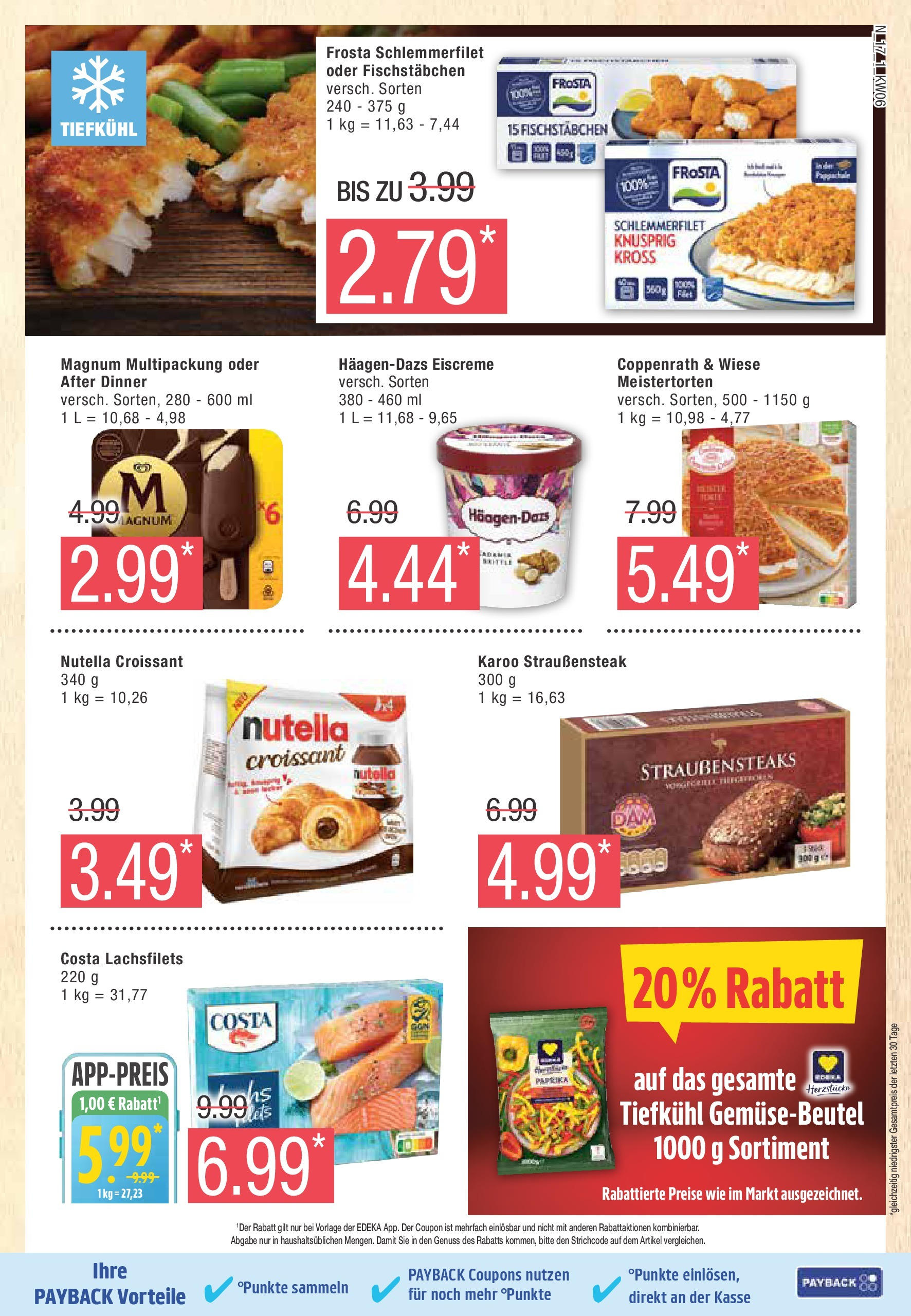 Marktkauf - Marktkauf: Wochenangebote (ab 02.02.2025) » Angebote online | Seite: 17 | Produkte: Eiscreme, Frosta, Nutella, Fischstabchen