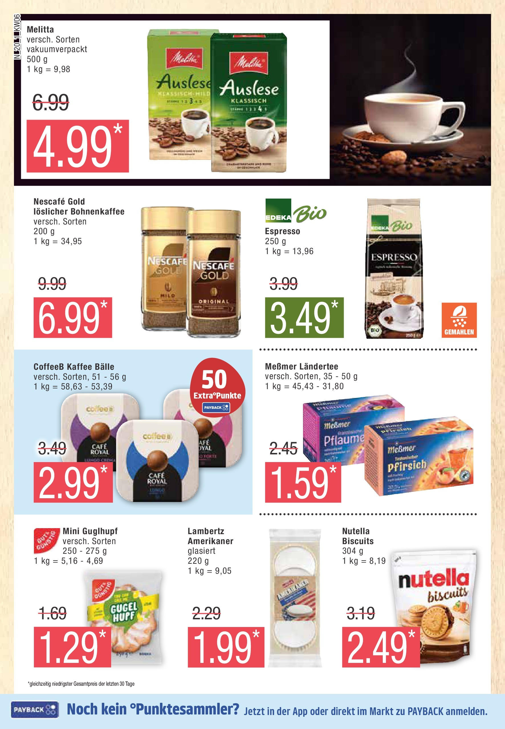 Marktkauf - Marktkauf: Wochenangebote (ab 02.02.2025) » Angebote online | Seite: 20 | Produkte: Nescafe, Kaffee, Nutella, Nescafe gold