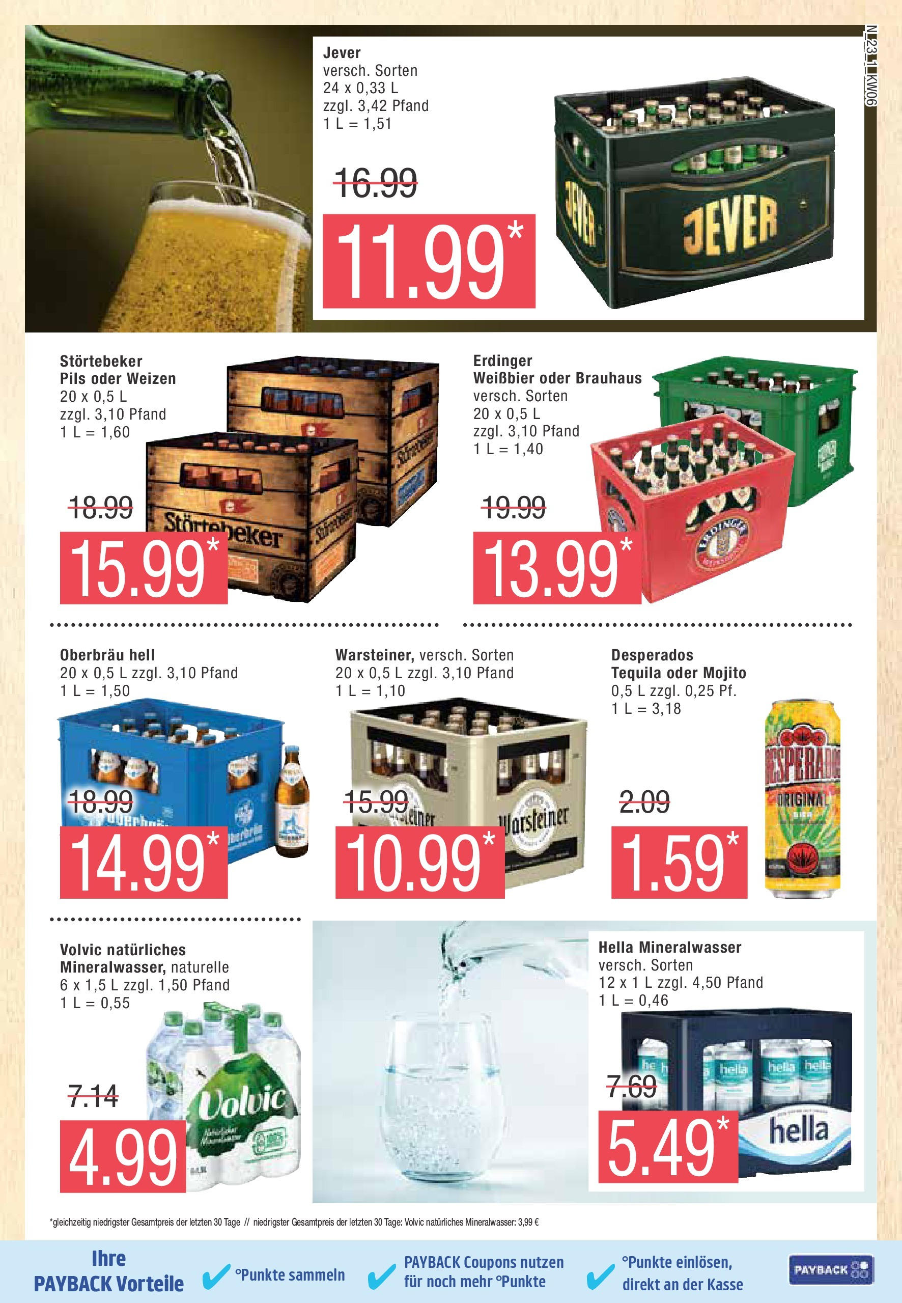 Marktkauf - Cuxhaven, Abschnede 2 (ab 03.02.2025) » Angebote online | Seite: 23 | Produkte: Weißbier, Pils, Jever, Volvic