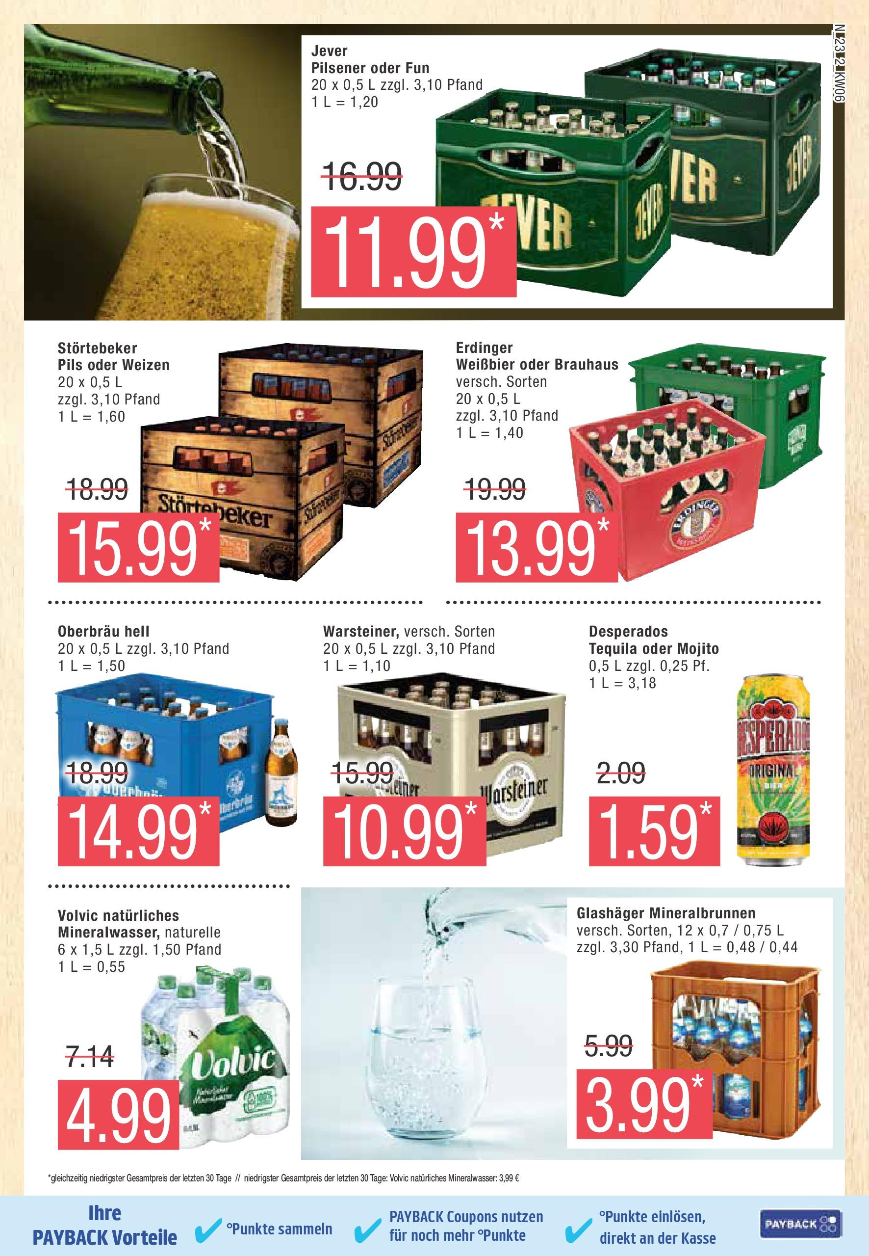 Marktkauf - Marktkauf: Wochenangebote (ab 02.02.2025) » Angebote online | Seite: 23 | Produkte: Pils, Mineralwasser, Tequila, Volvic