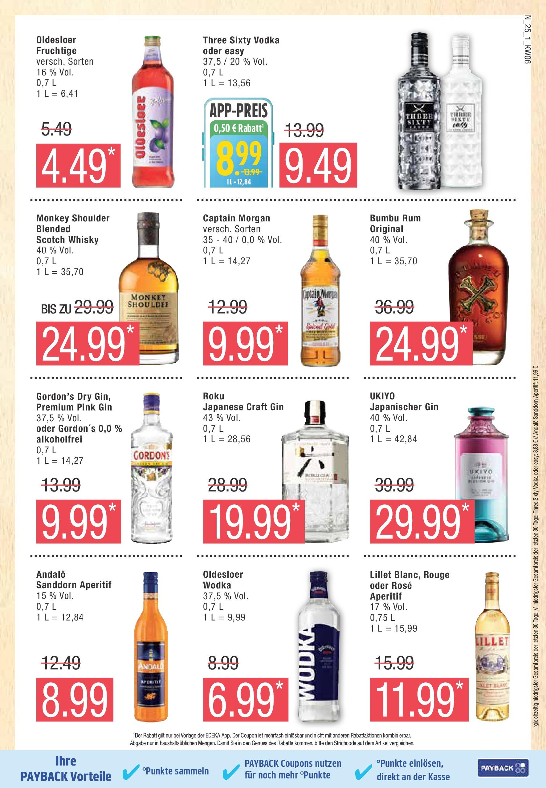 Marktkauf - Cuxhaven, Abschnede 2 (ab 03.02.2025) » Angebote online | Seite: 25 | Produkte: Rum, Oldesloer, Captain morgan, Vodka